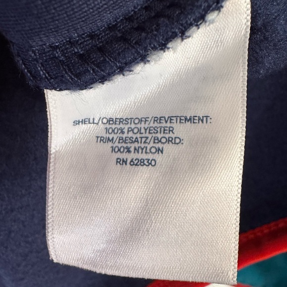 Lands' End Long Sleeve Polar Blue Fleece Pullover Men's Sz XL - Picture 6 of 7